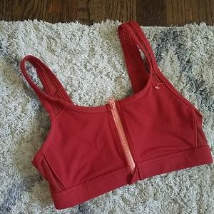 AERIE Sports Bra Front Zip